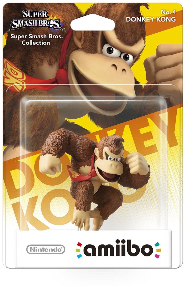 amiibo Super Smash Bros - Donkey Kong - 3DS + Wii U + Switch