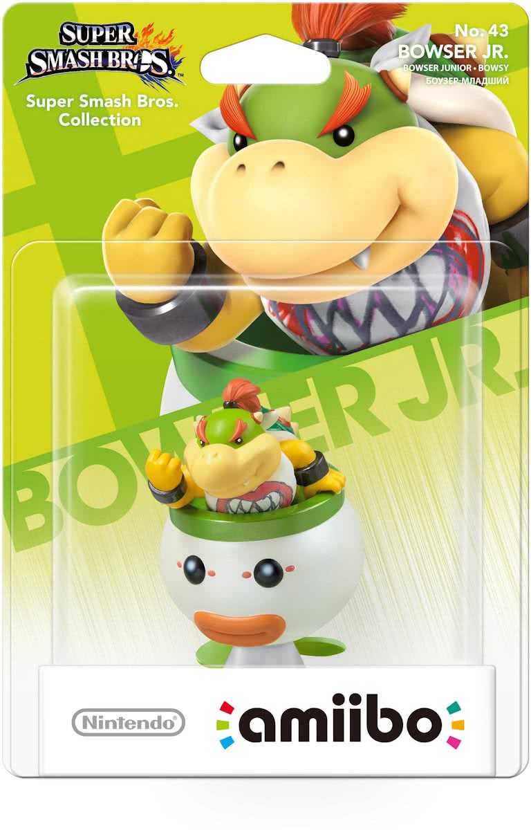 amiibo Super Smash Bros Collection -Bowser Jr. - 3DS + Wii U + Switch