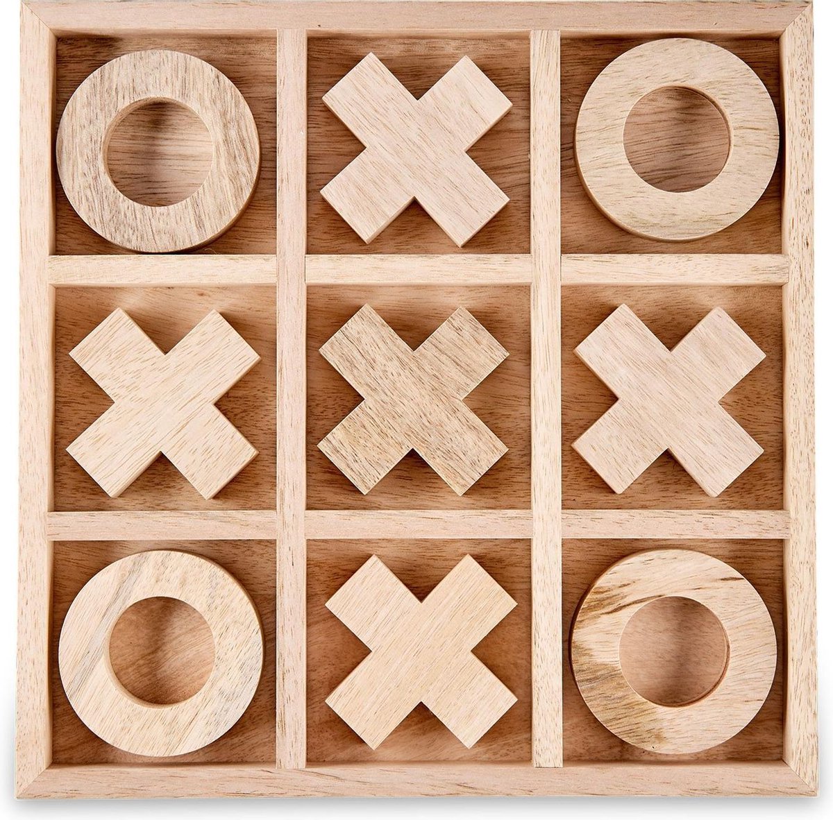 Nkuku Mango Wood Noughts & Crosses