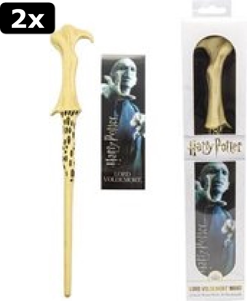 2x Voldemort toverstaf (Offici√´le replica) (PVC)