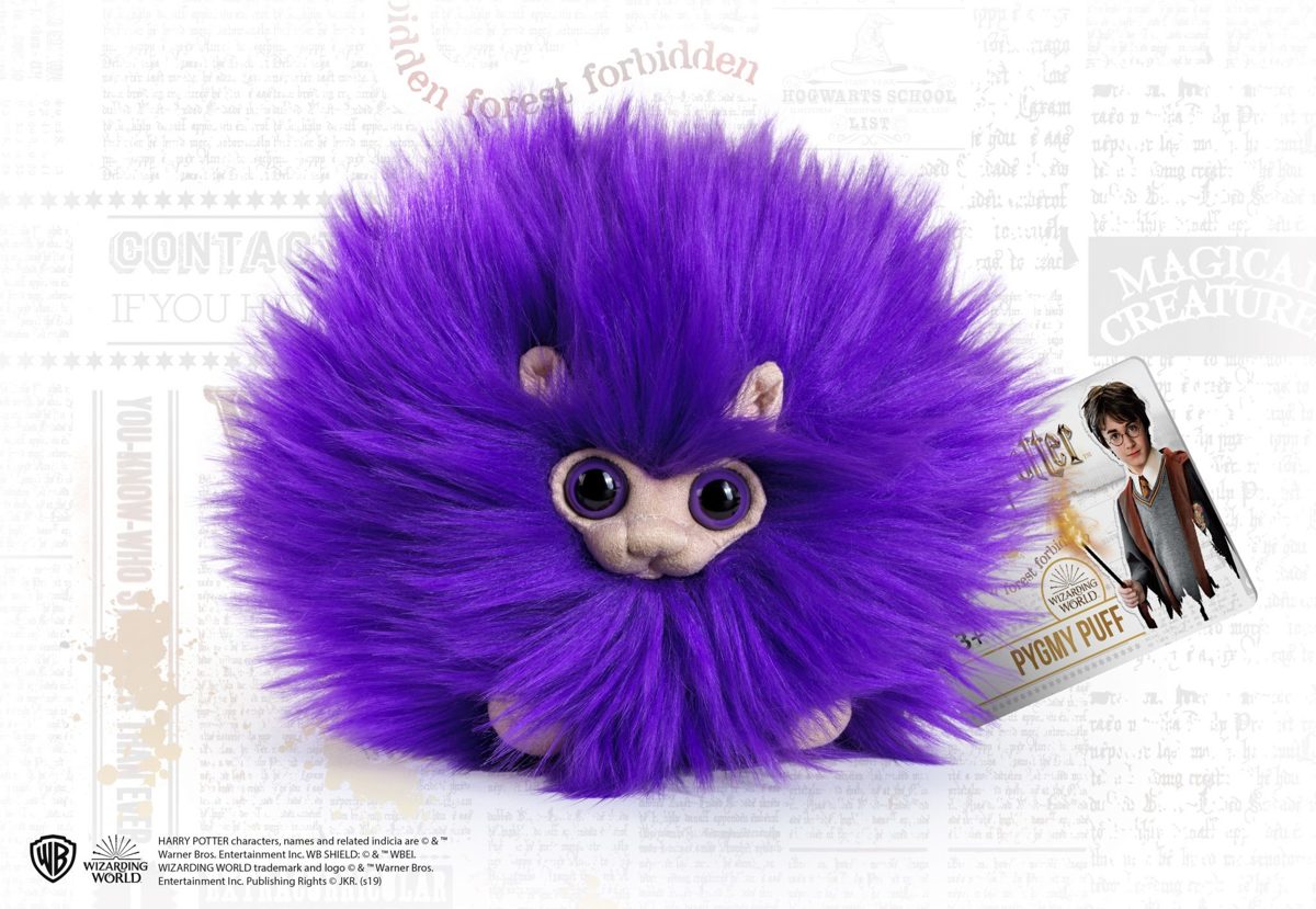 HARRY POTTER - Pygmy Puff Plush - Purple - 15cm