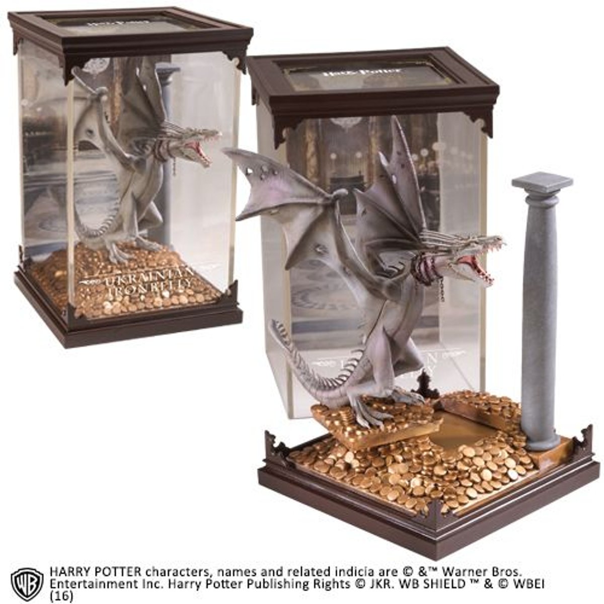 Harry Potter Noble Collection Magical Creatures Hungarian Ironbelly Gringotts Dragon Diorama