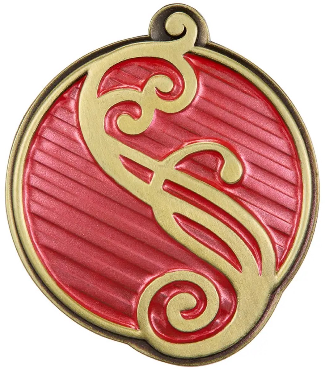 Noble Collection Wicked Pin Glindas Shiz Red 7 cm Pins & Brooches