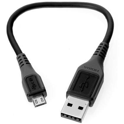 Nokia Datakabel CA-101D MicroUSB (lengte 20cm) laadkabel en datakabel