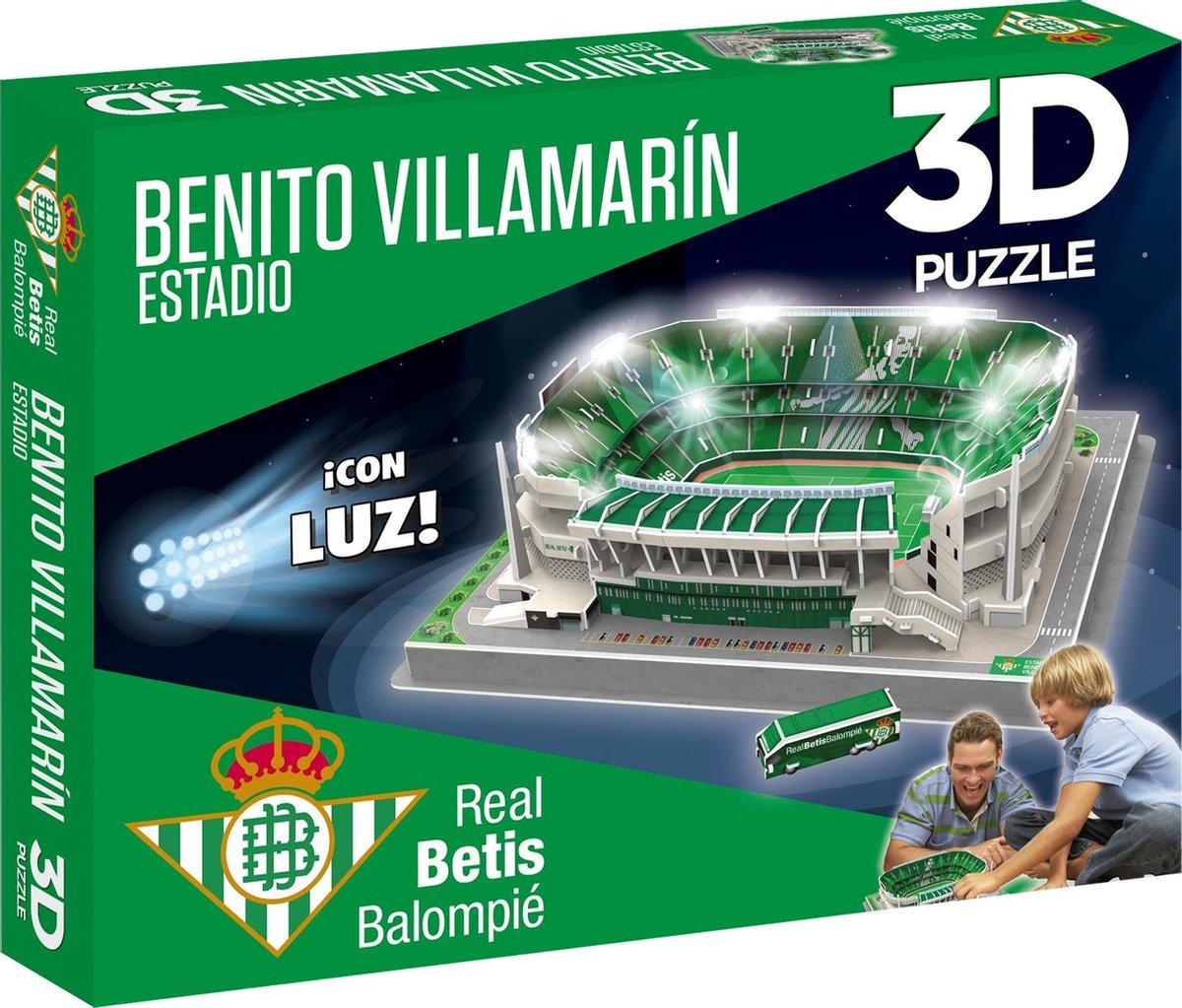 Real Betis Puzzel LED: Benito Villamarin 98 stukjes