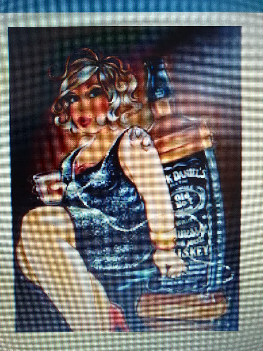 Diamond Painting - Dikke Dames Whiskey - 50x70cm - Vierkante Steentjes - Hobby - Volwassenen