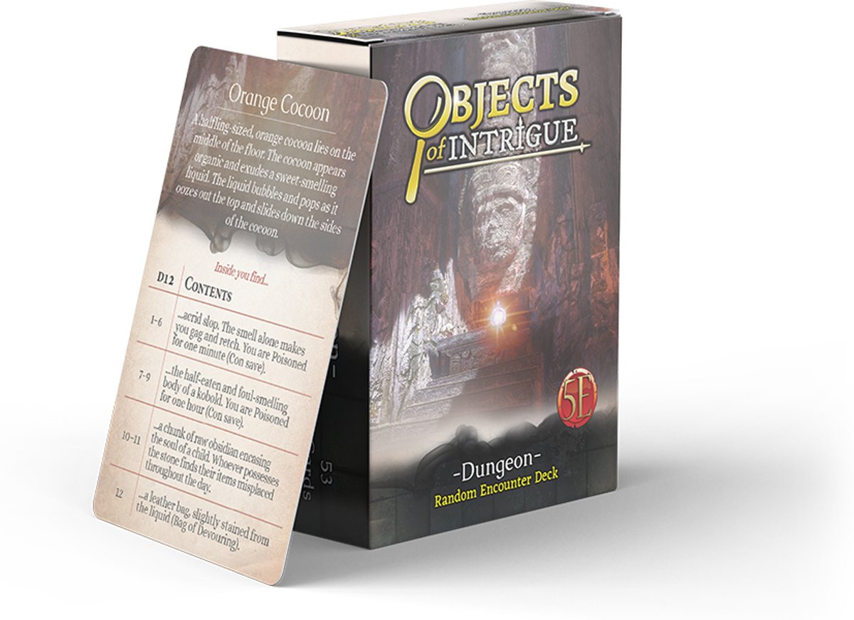 Dungeons and Dragons 5th edition: Objects of Intrigue - Dungeon