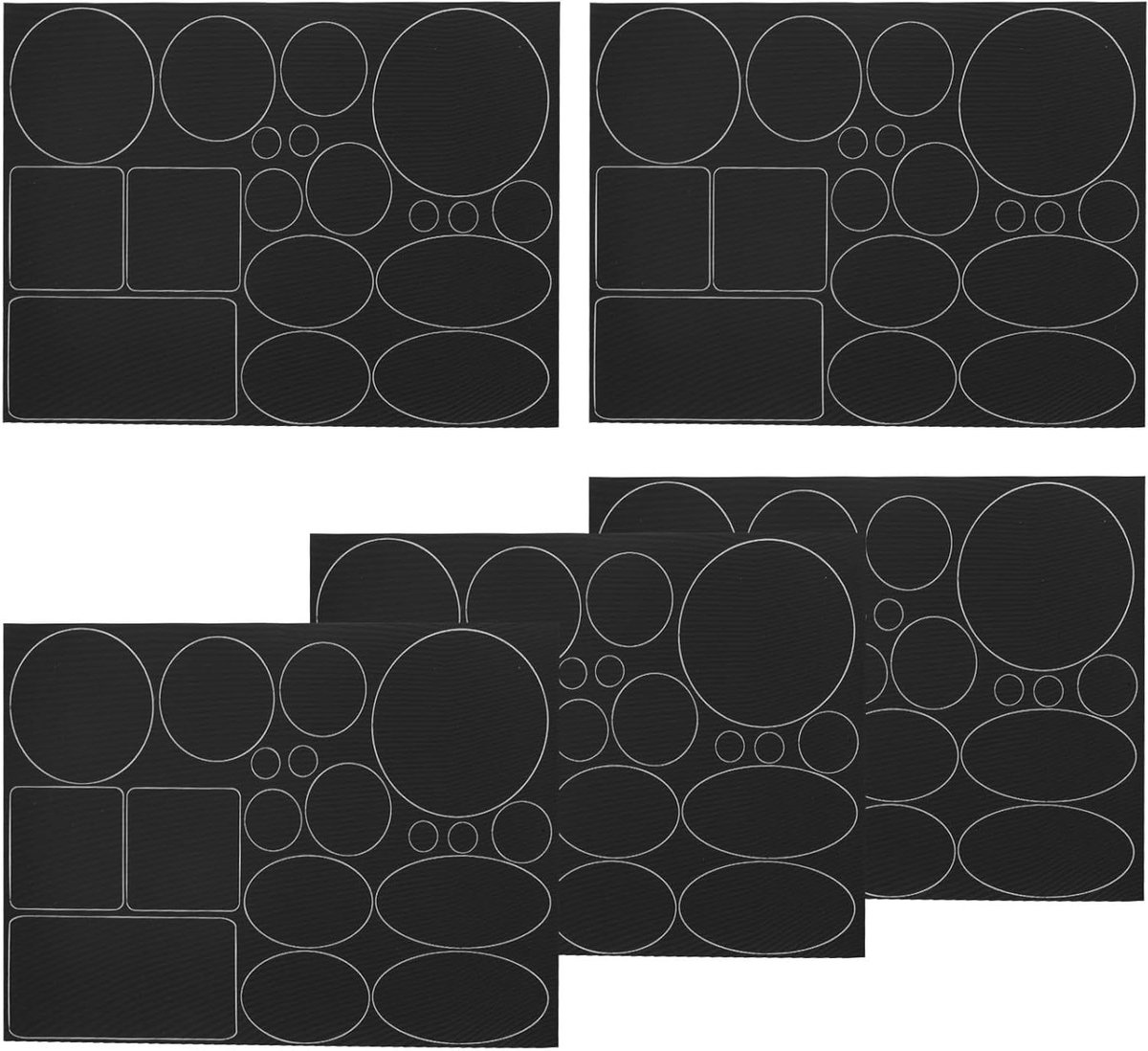   - Neerlaagjas Reparatiepatch Set voor Jassen, Tenten, Slaapzakken - Zelfklevend & Wasbaar - Nylon Materialen - Verschillende Maten & Vormen