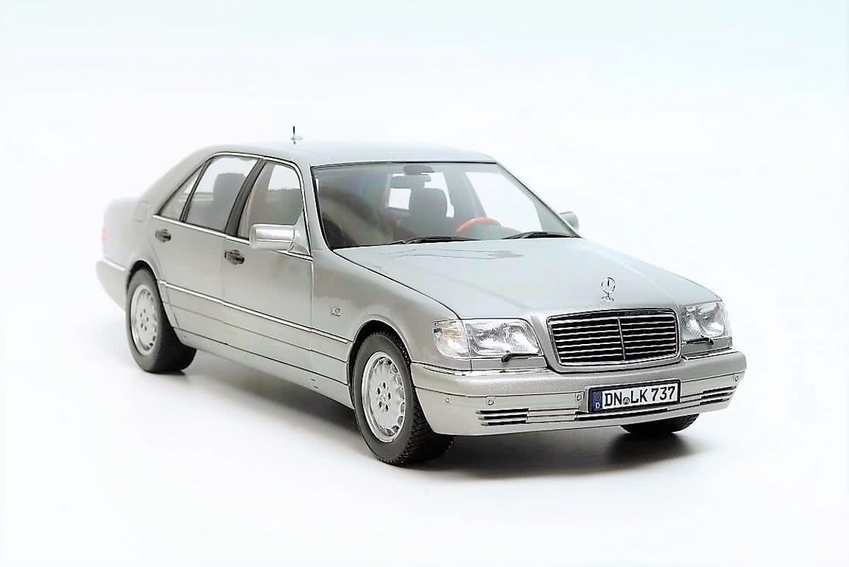 Norev Mercedes-Benz S600 1997 Zilver Grijs 1:18