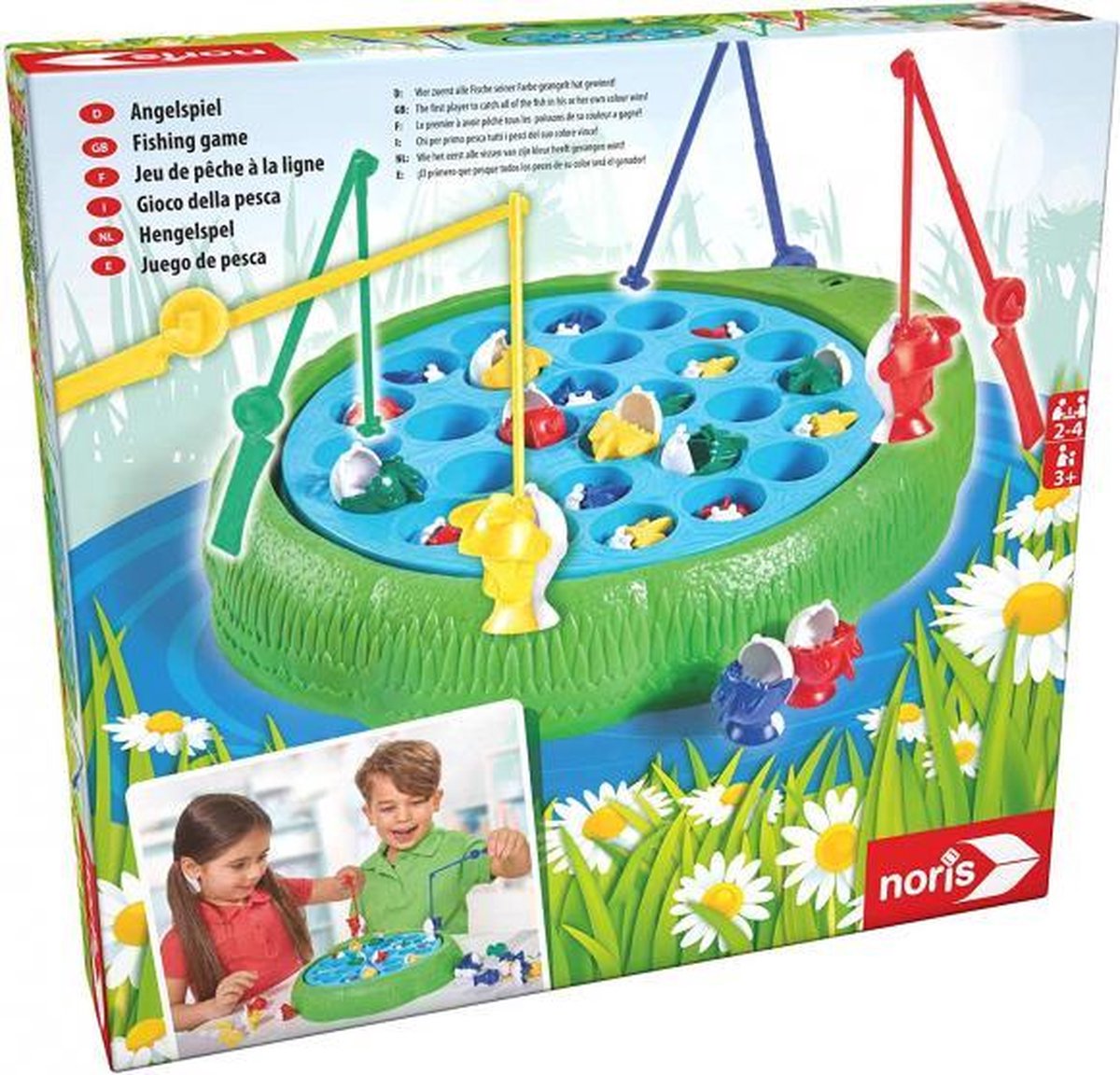 visspel Simba junior 32 x 28 cm groen/blauw 33-delig