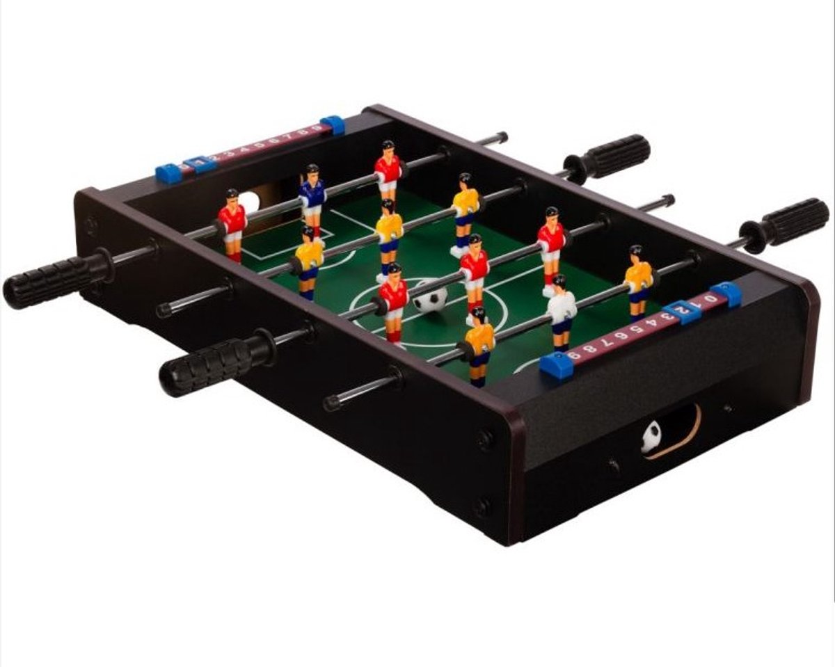 NORTH Nash Mini Voetbaltafel Zwart 51 x 31 x 8 cm