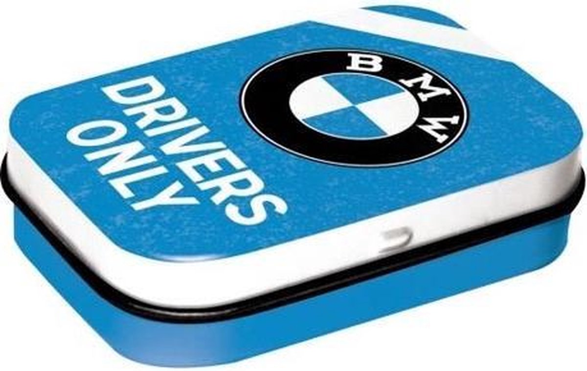 BMW Drivers Only - Pepermunt - Metalen Blikje - Mint Box