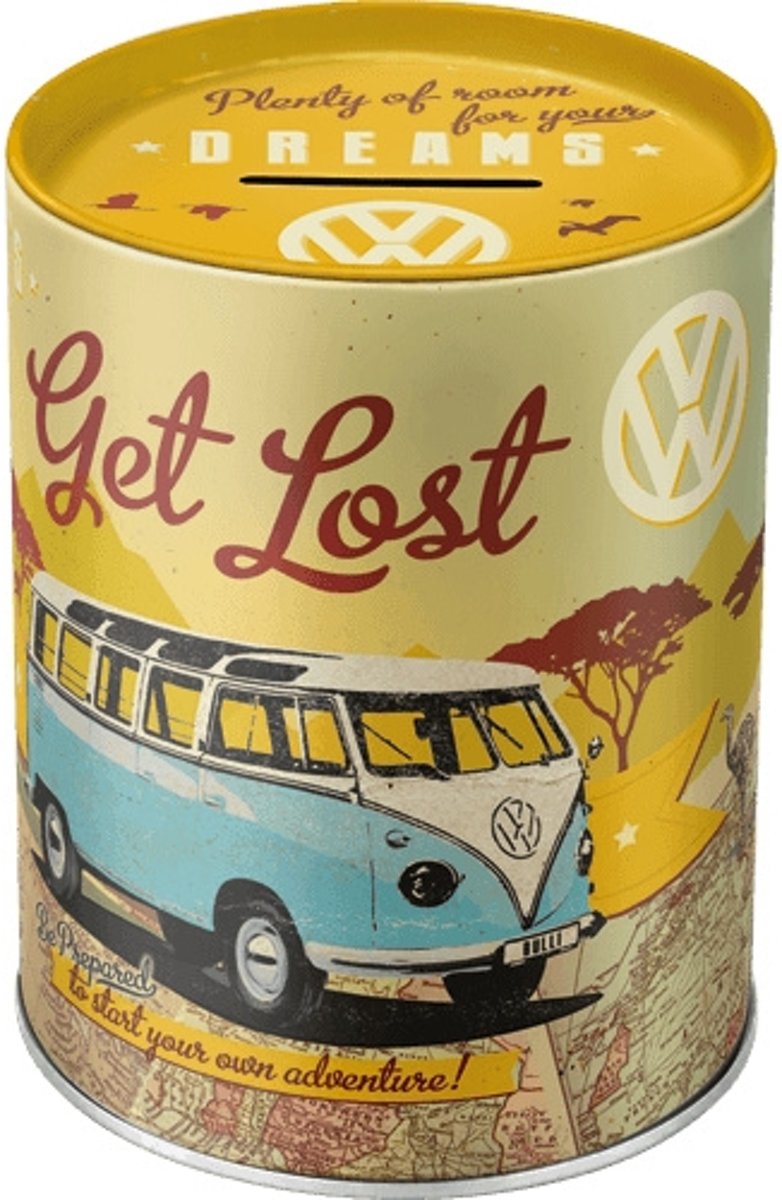 Nostalgic-Art spaarpot Volkswagen T1 Bus - Uitvoering - Lets get lost