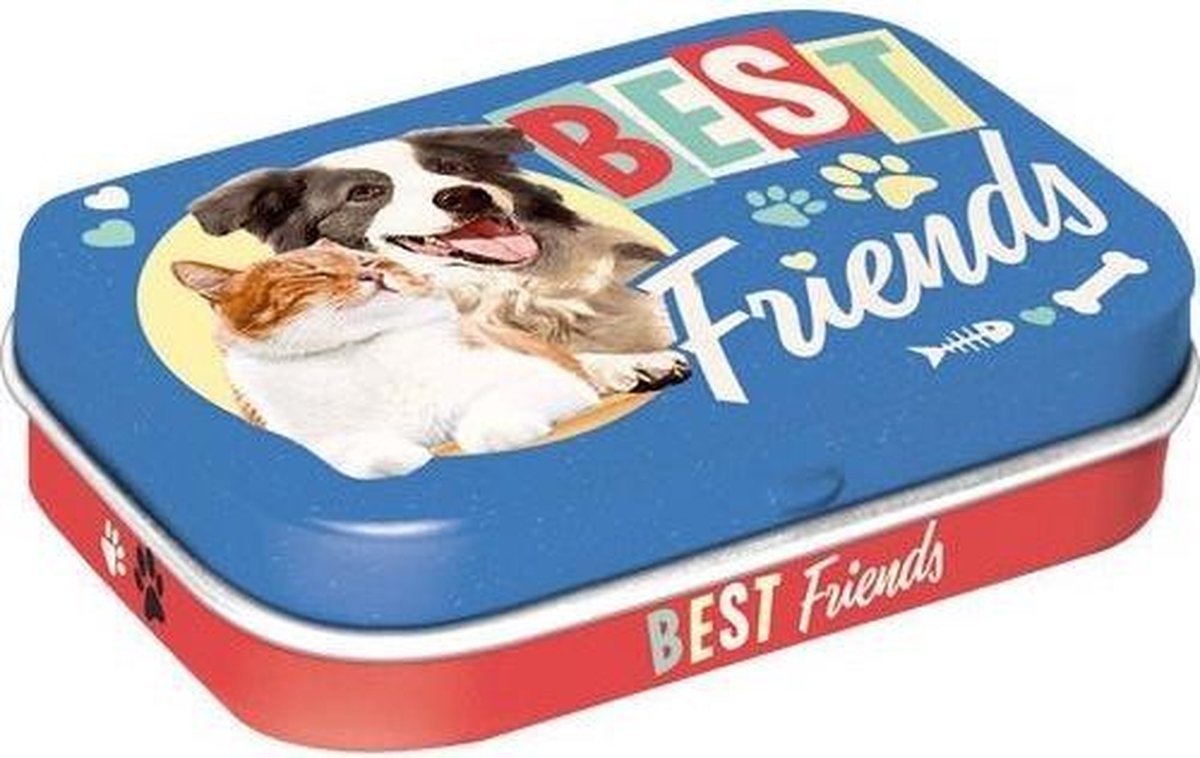 Pepermunt blik Best Friends Cat-Dog