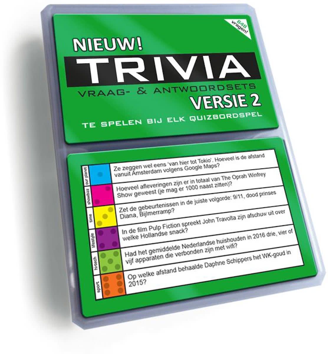 Trivia Vraag & Antwoordsets Versie Groen