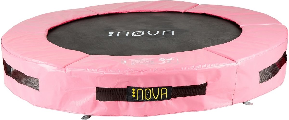 NOVA Inground trampoline 244 cm (8ft) roze - ingraaf trampoline pink