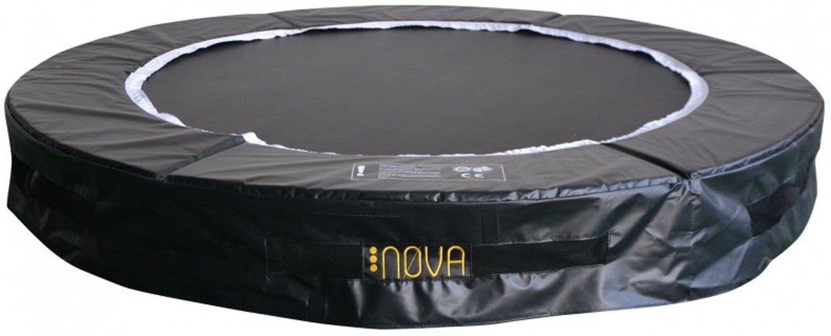 NOVA Inground trampoline 305 cm (10ft) zwart