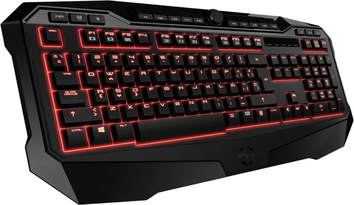 NOX Khalon USB QWERTY Zwart toetsenbord