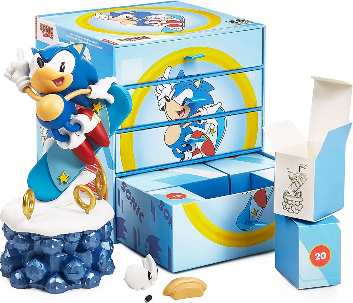 Sonic the Hedgehog - Countdown Character Statue Advent Calendar 2024