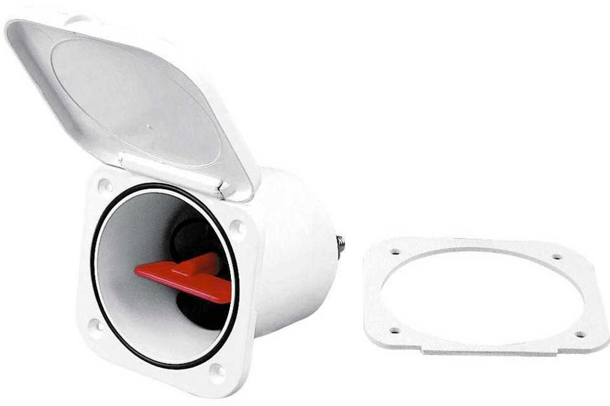   Etui Met Batterijschakelaar Wit 250A