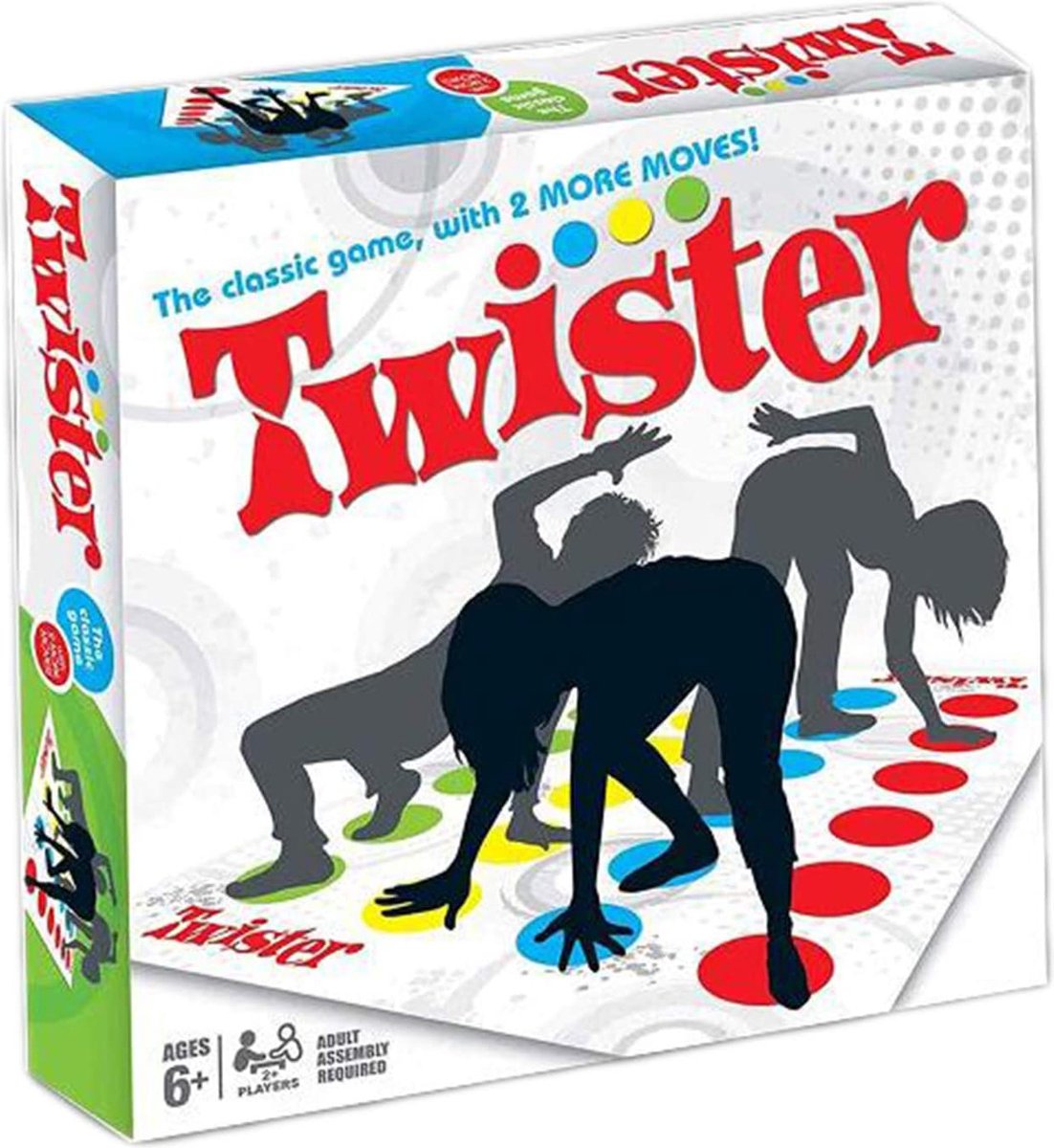 Twister Spel - Behendigheidsspel voor Kinderen en Volwassenen - 2-4 personen - Actiespel - Familiespel.