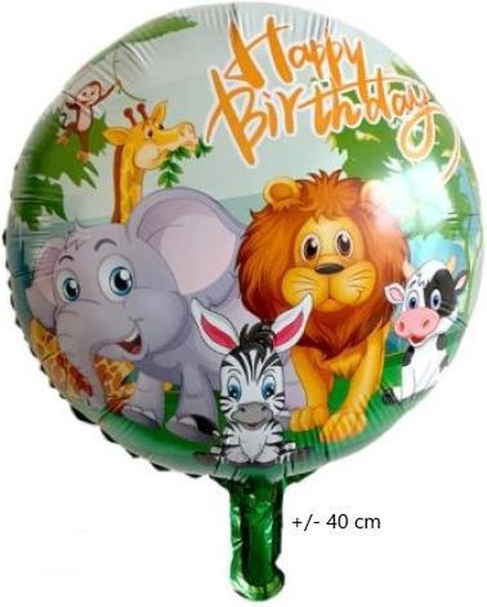 Folie ballon verjaardag dieren