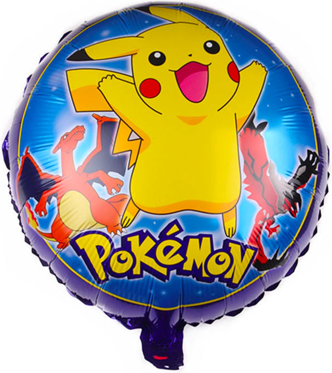 OGS Pokemon Pikachu Charizard Ballon rond Folie Helium Ballon Feestballon Feestversiering XL Pokemon ballon