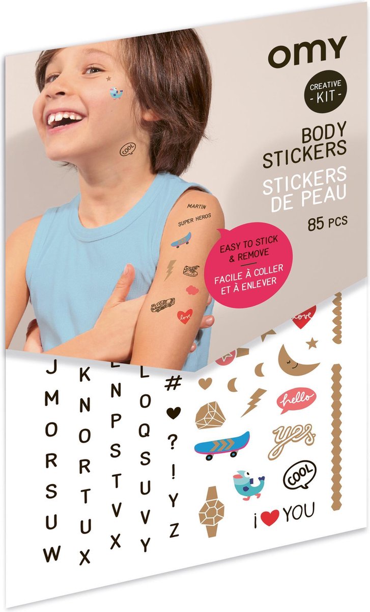 OMY - BODY STICKERS - LETTERS