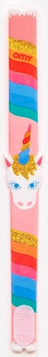 Omy Armband SUPER BUDDIES Kids Bracelet - Unicorn - LILY (Size: 17.5cm x 1.5cm)