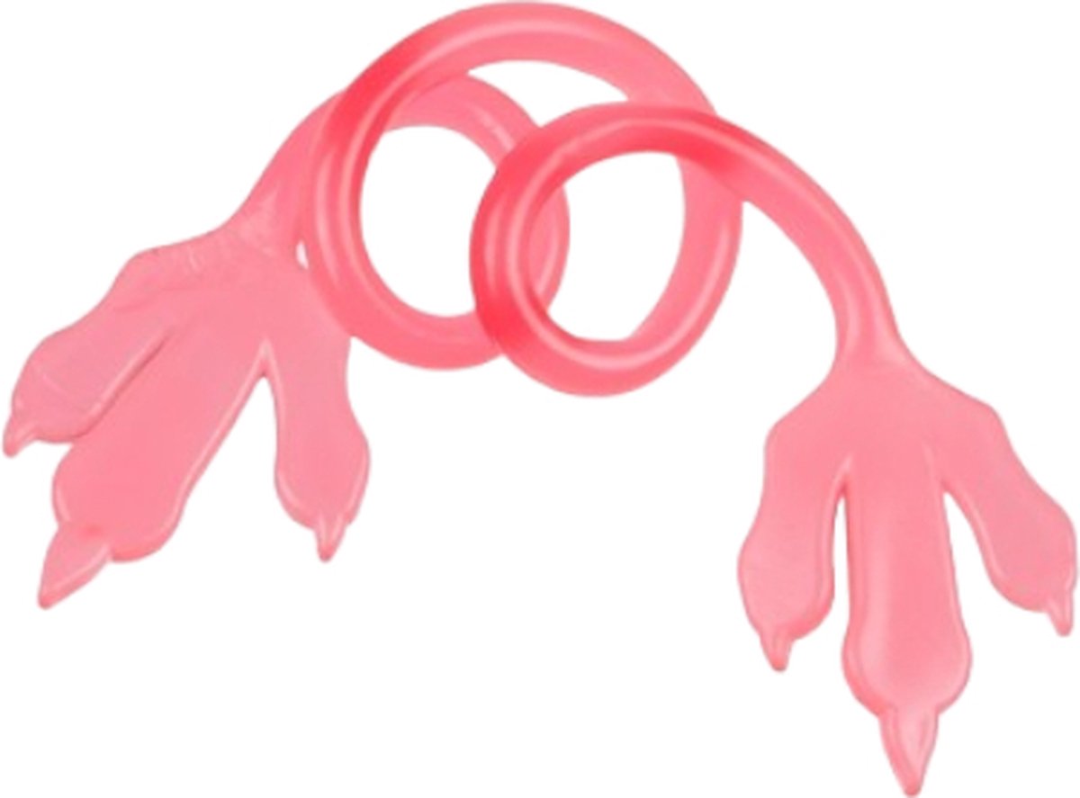 Dinosaur claw stretchy and sticky rood of groen