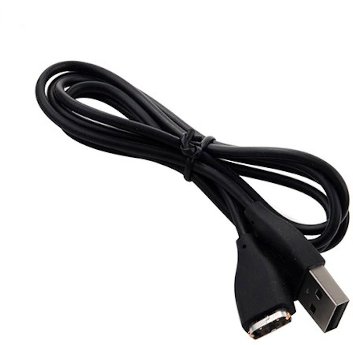 100cm - USB-lader adapter voor Fitbit Surge - Zwart