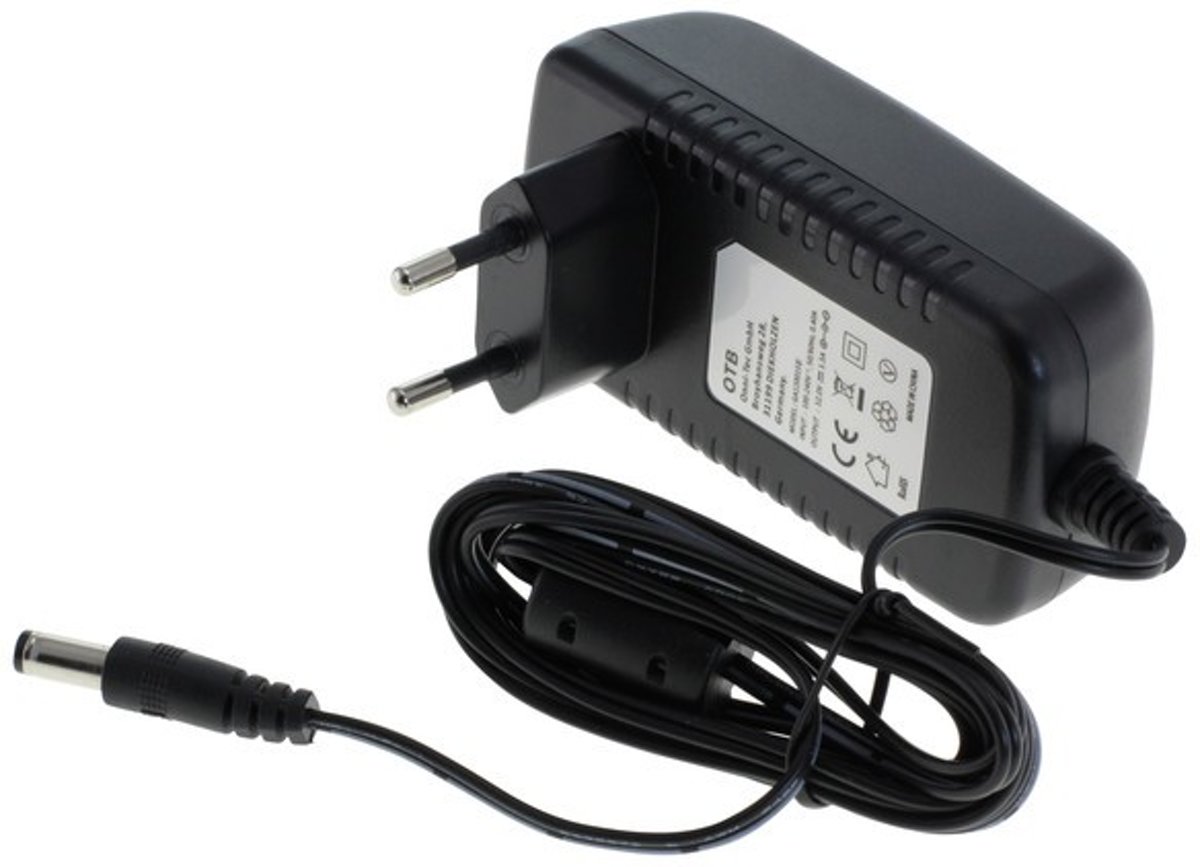 AC Lader/ Adapter 12V 1.5A (AVM Fritz!Box) - Buiten Diameter: 5.5mm / binnendiameter: 2,5 mm