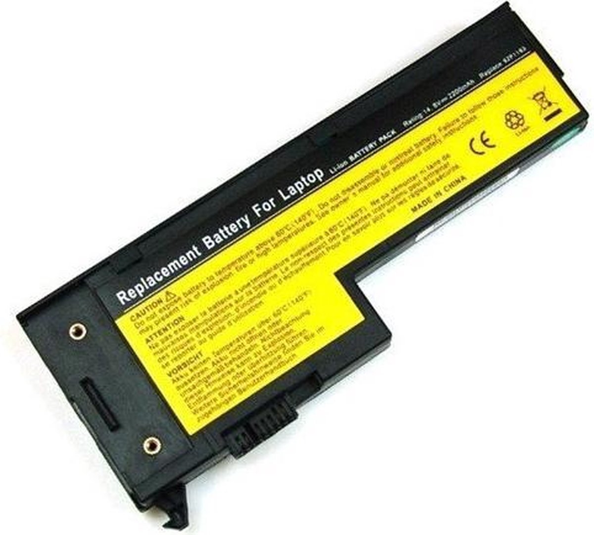 Accu voor IBM Thinkpad X60 Serie Li-Ion 2200mAh