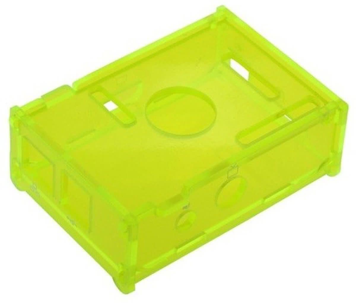 Acryl Case voor Raspberry Pi Geel-Groen