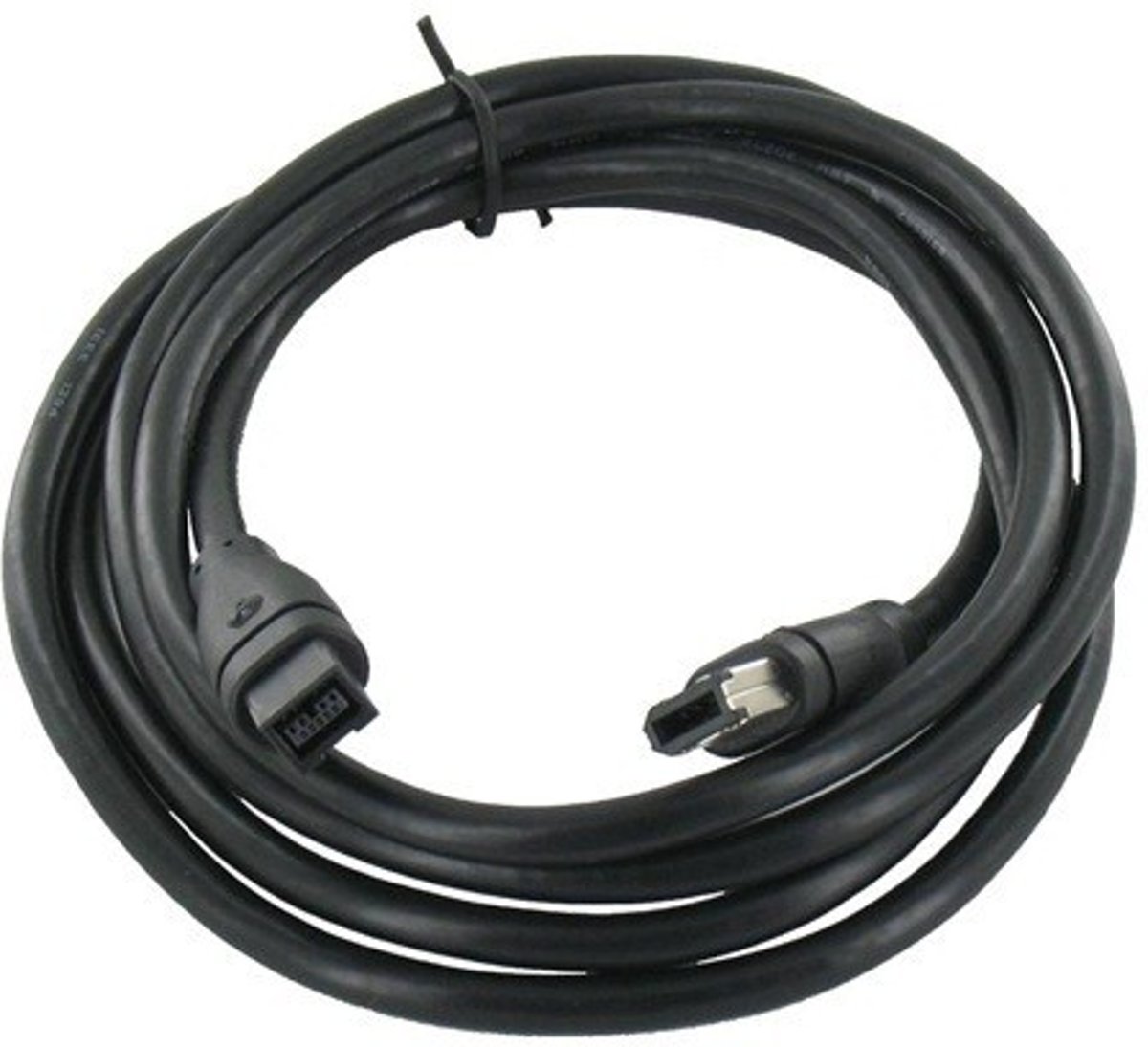 FireWire 9 Pins naar 6 Pins Kabel 1.5 Meter - Zwart