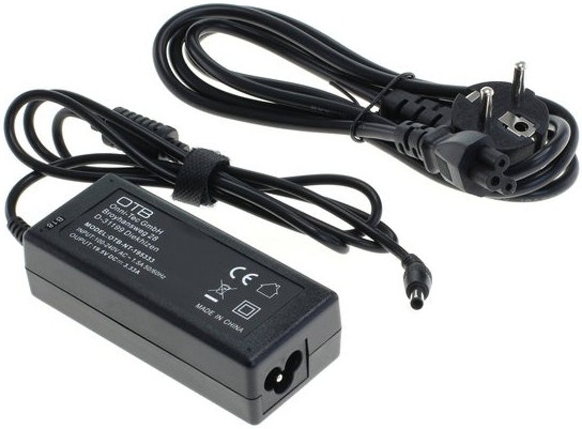 Laptop Adapter voor HP 19,5V 3,33A (65W) 4,5 X 3,0MM