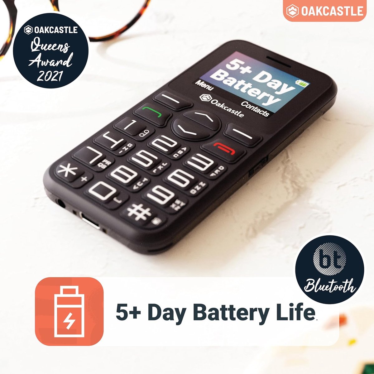 Mobiele klaptelefoon zonder abonnement, telefoon voor senioren met noodoproep senioren telefoon mobile