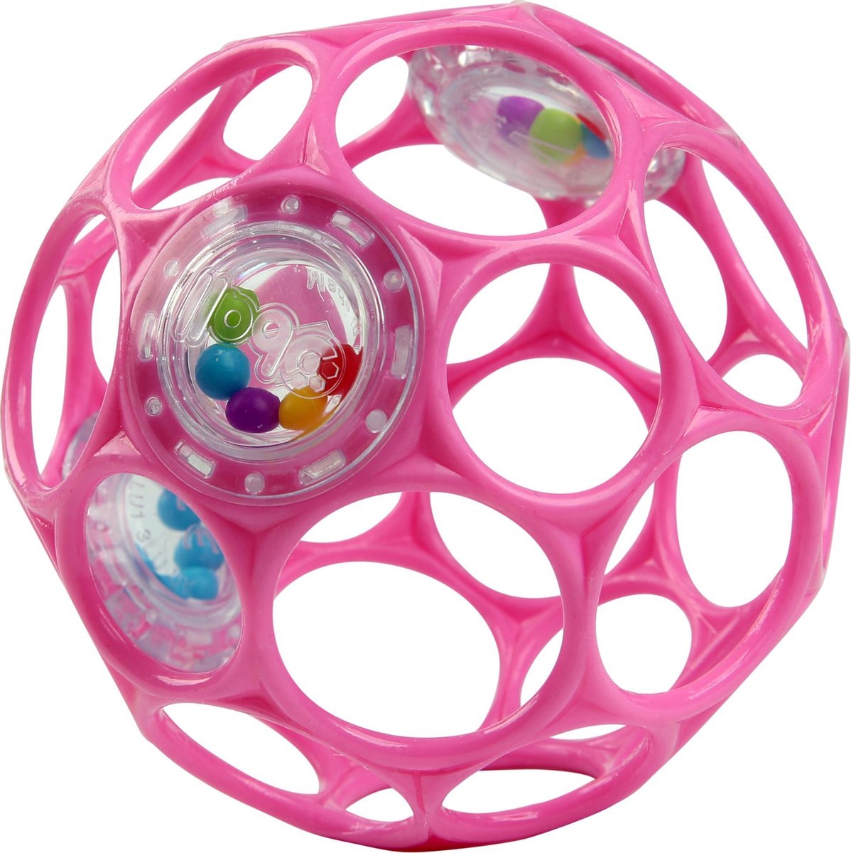 Oball Rammelaar 10 cm - Roze