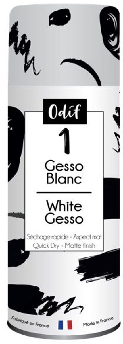   1 gesso spray wit 400 ml
