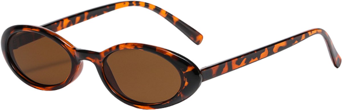   - zonnebril - festival zonnebril - panter - ovaal