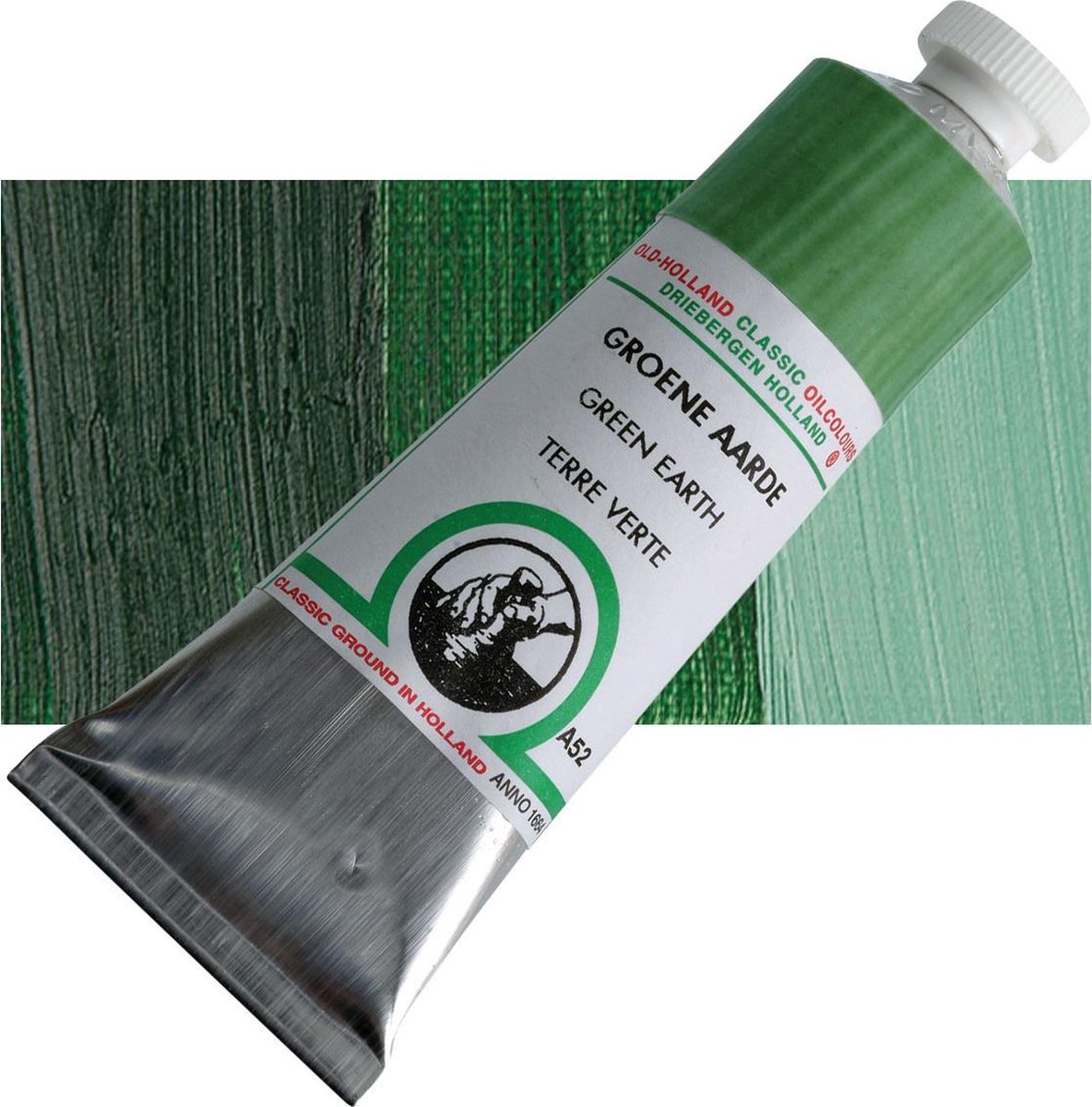 Old Holland Hoge Kwaliteit Olieverf 40 ml - Groene Aarde (A52)