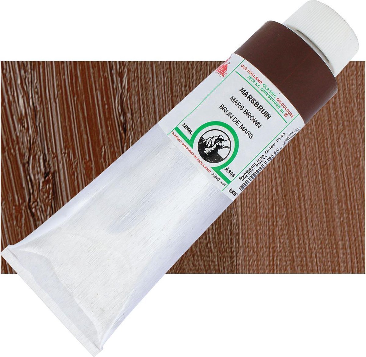 Old Holland Hoge Kwaliteit Olieverf 40 ml - Marsbruin (A346)