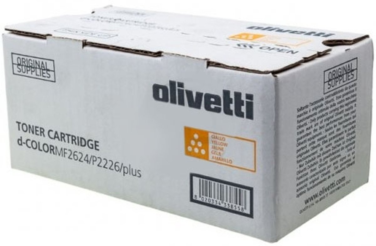 Olivetti D-COLOR P2226 TONER CARTRIDGE yellow