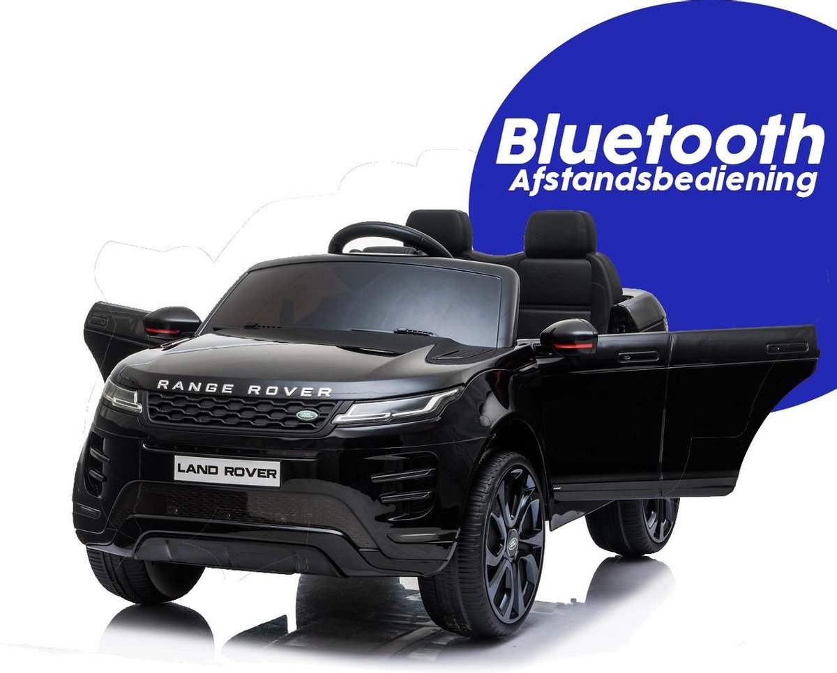 Range Rover Evoque met bluetooth 12V 2.4G afstandbediening, 1 persoons zwart