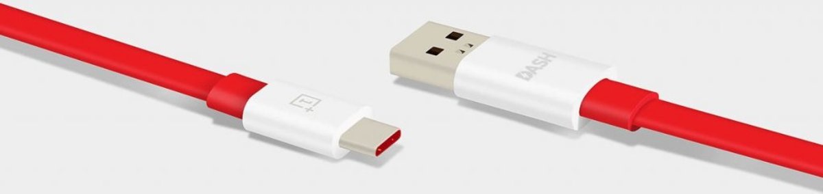 Originele OnePlus USB-C Dash Fast Charge Kabel 1 Meter Rood