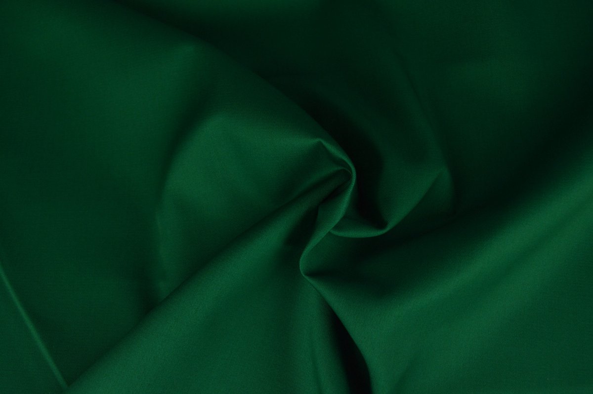 30 meter twill katoen - Groen - 65% katoen - 35% polyester