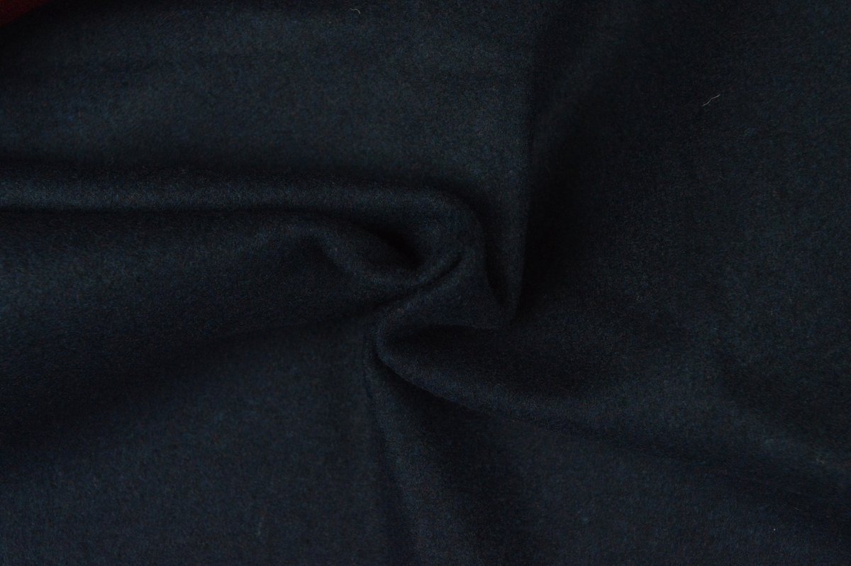 30 meter wol stof - Navy - 78% polyester - 22% wol