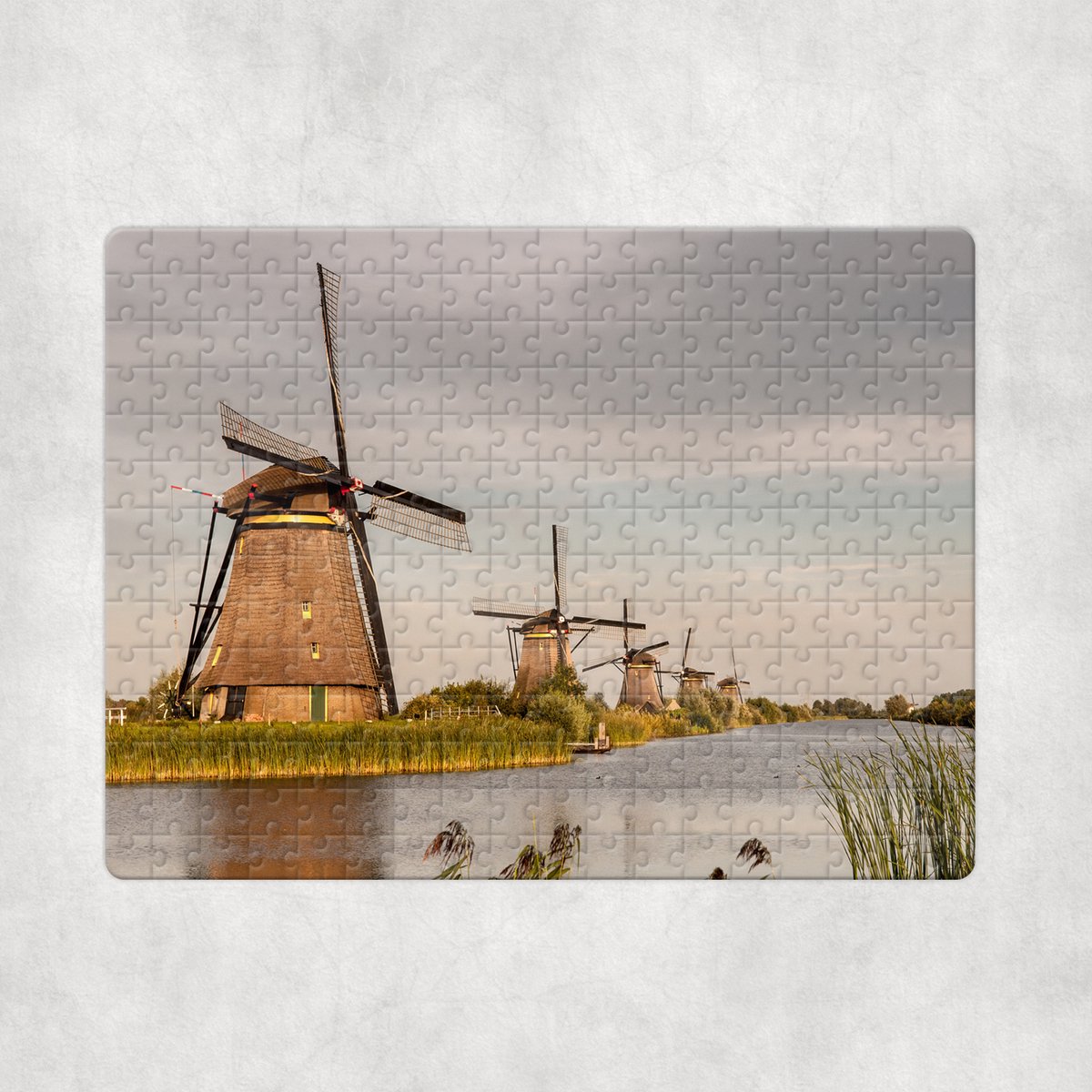 Puzzel - Kinderdijk Molens - 252 stukjes