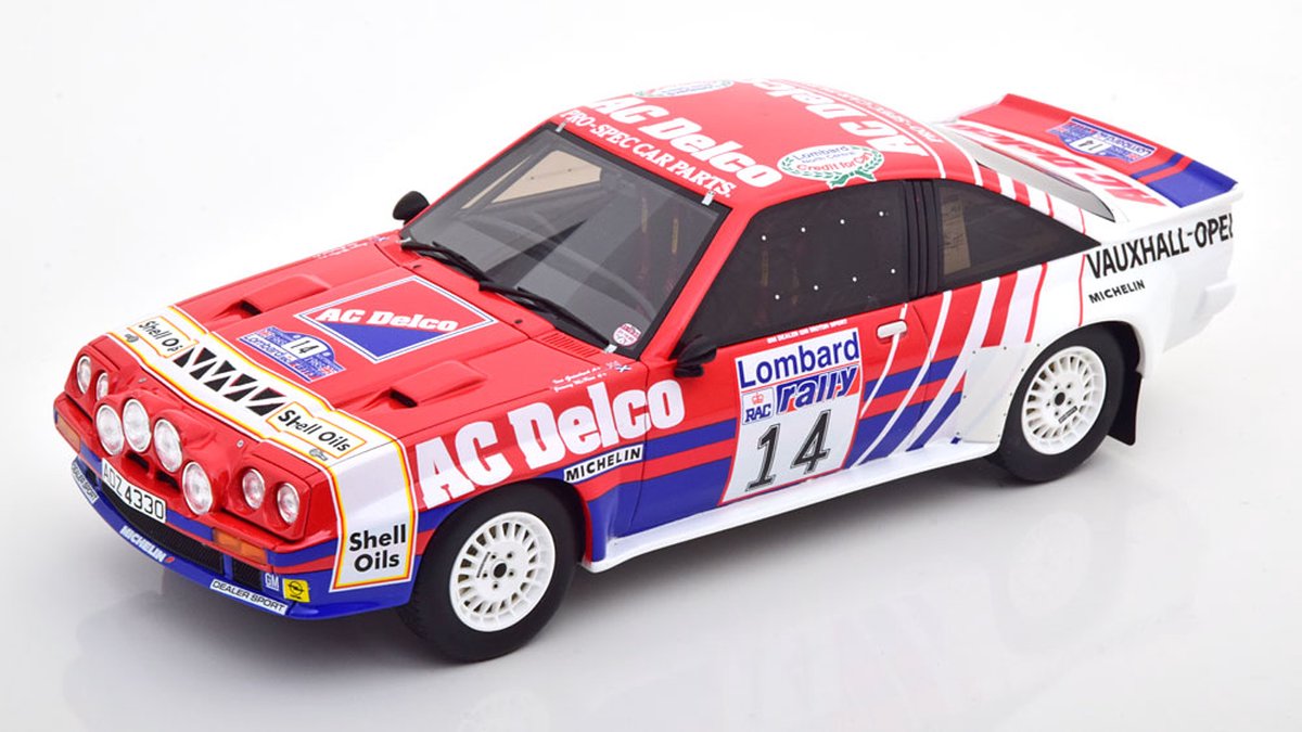 Opel Manta 400 Gr.B No.14, RAC Lombard Rally 1985 Grindrod/McRae 1-18 Ottomobile Limited 2000 Pieces