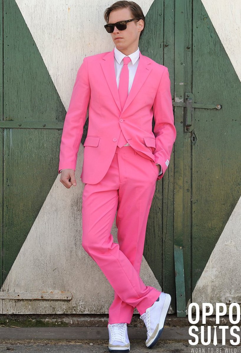 OppoSuits Mr. Pink - Kostuum - Maat 46